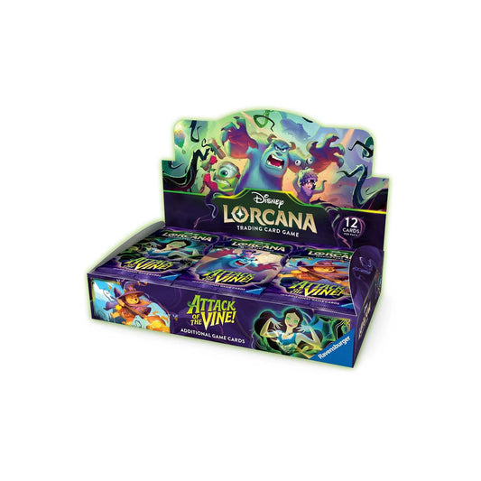 Disney Lorcana TCG - Set 13 Attack of the Vine - Booster Box (24 Packs) Trading Cards Ravensburger