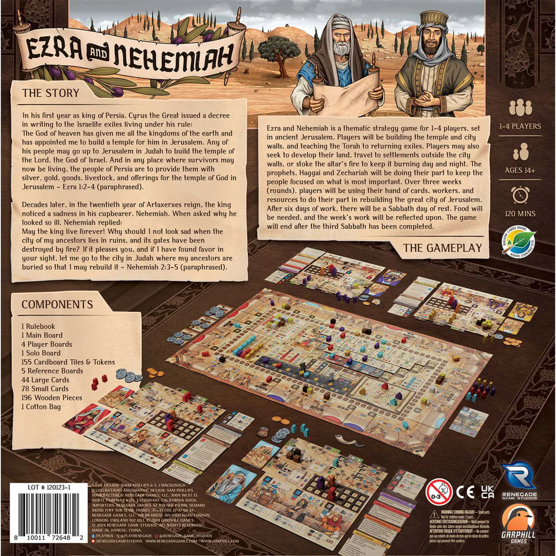 Ezra & Nehemiah Board Game Garphill Games