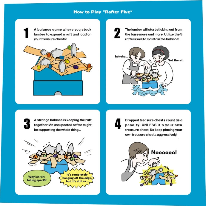 Rafter Five Board Game Oink Games