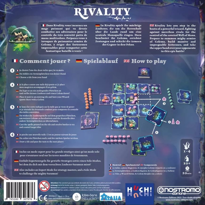 Rivality Board Game Huch &amp; Friends