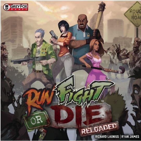 Run, Fight or Die: Reloaded Board Game Grey Fox Games