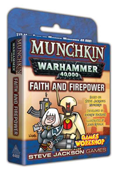 Munchkin Warhammer 40000: Faith and Firepower Card Game Steve Jackson Games