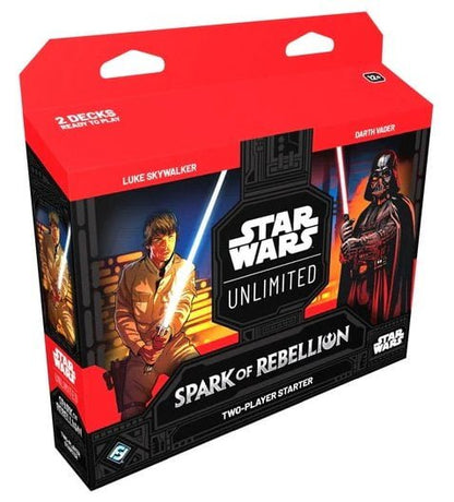 Star Wars: Unlimited – Spark of Rebellion Two-Player Starter (Luke vs Vader) Card Game Fantasy Flight Games