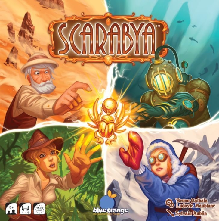 Scarabya Board Game Blue Orange Games