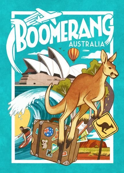 Boomerang Australia Board Game Matagot