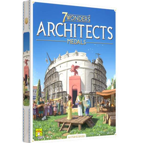 7 Wonders: Architects Medals Board Game Repos Production