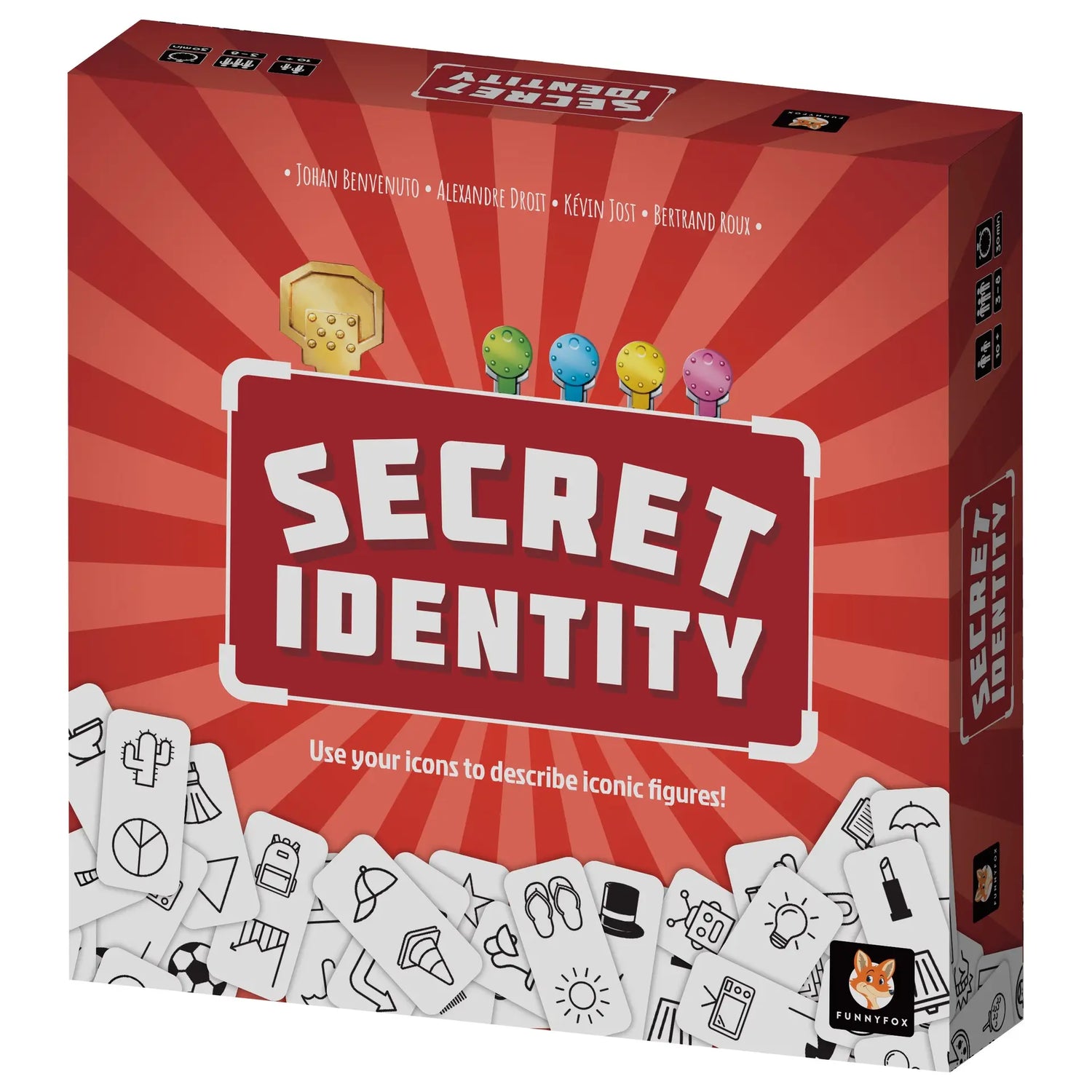 Secret Identity Board Game Funnyfox