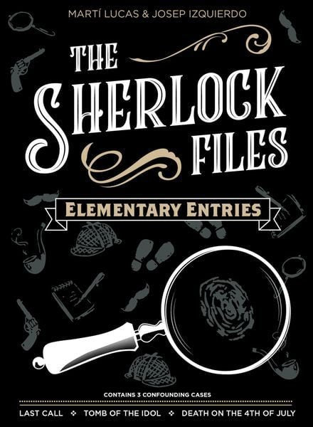 The Sherlock Files: Elementary Entries Board Game Indie Boards and Cards