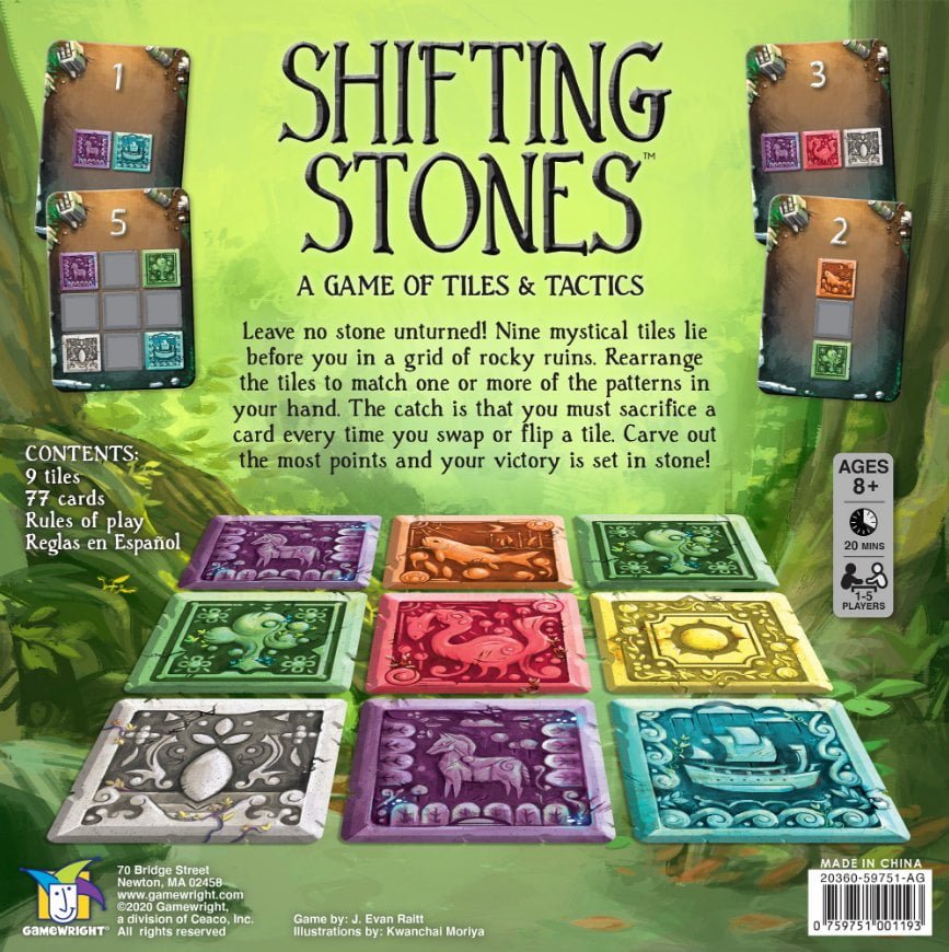 Shifting Stones Board Game Gamewright