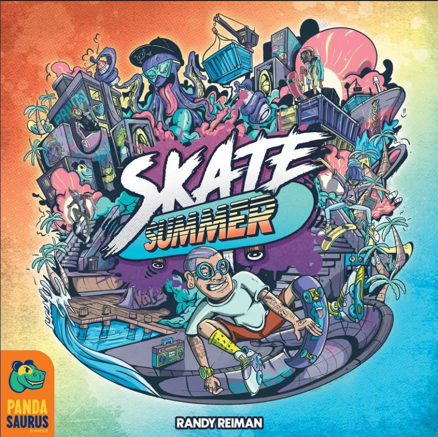 Skate Summer Board Game Pandasaurus Games