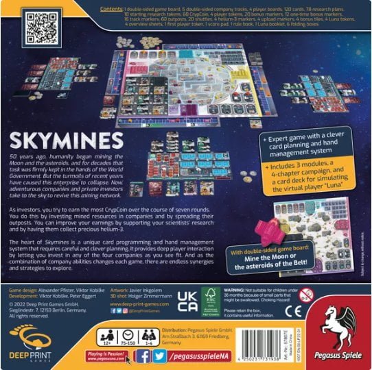 Skymines Board Game Deep Print Games