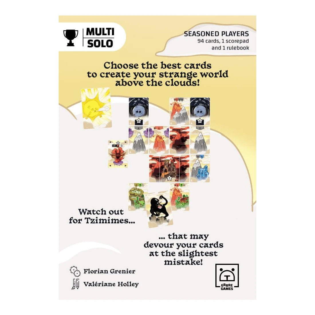 Strange World Above the Clouds Card Game GRRRE Games