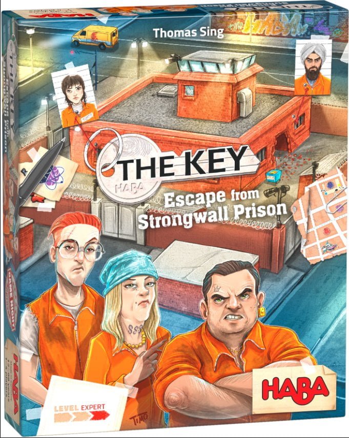 The Key: Escape from Strongwall Prison Board Game HABA