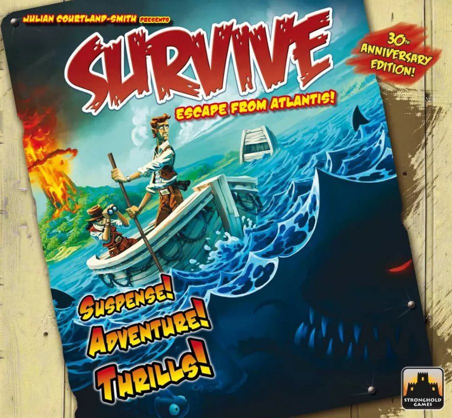 Survive: Escape from Atlantis! (30th Anniversary Edition) Board Game Zygomatic