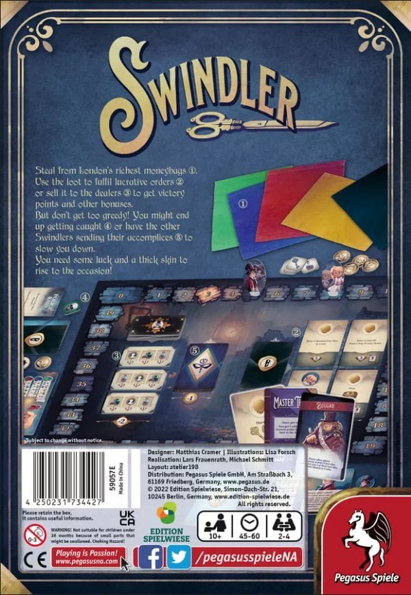 Swindler Board Game Edition Spielewiese