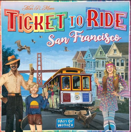 Ticket To Ride: San Francisco Board Game Days of Wonders