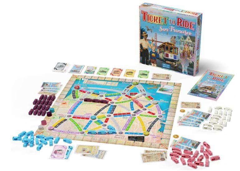 Ticket To Ride: San Francisco Board Game Days of Wonders