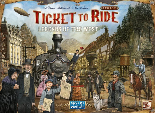 Ticket to Ride Legacy: Legends of the West Board Game Days of Wonder