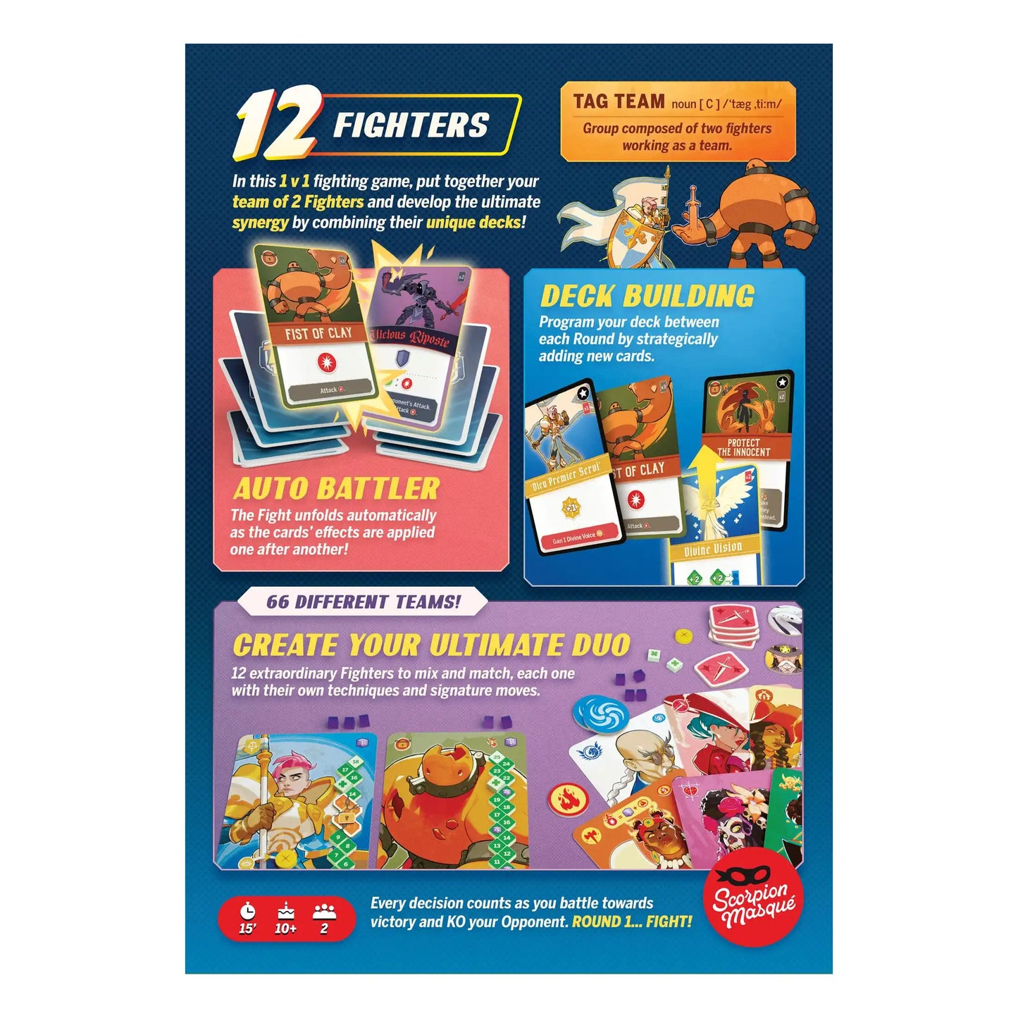 Tag Team Card Game Le Scorpion Masque