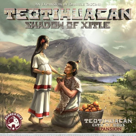 Teotihuacan: Shadow of Xitle Board Game Board&amp;DIce