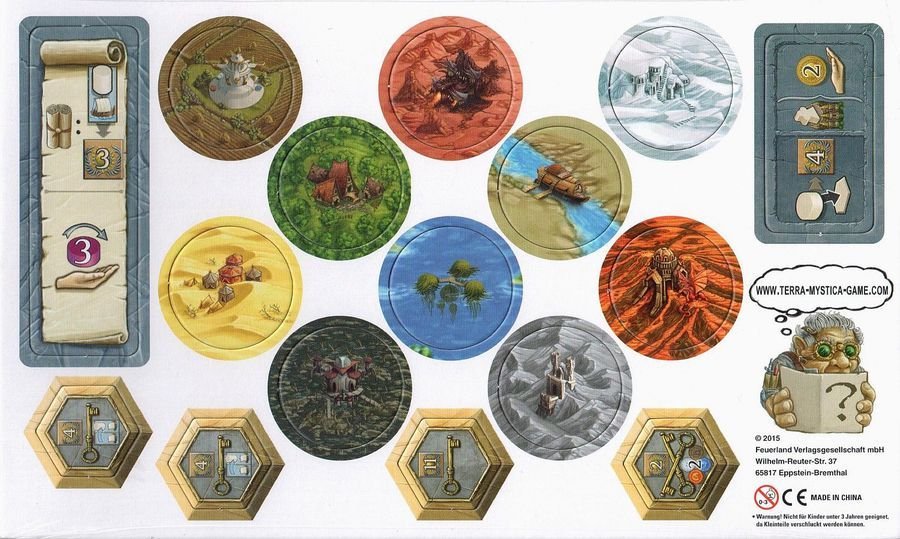 Terra Mystica: Expansion Sheet Board Game Feuerland Spiele