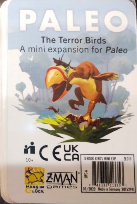 Paleo: The Terror Birds Mini Expansion Board Game Z-Man Games