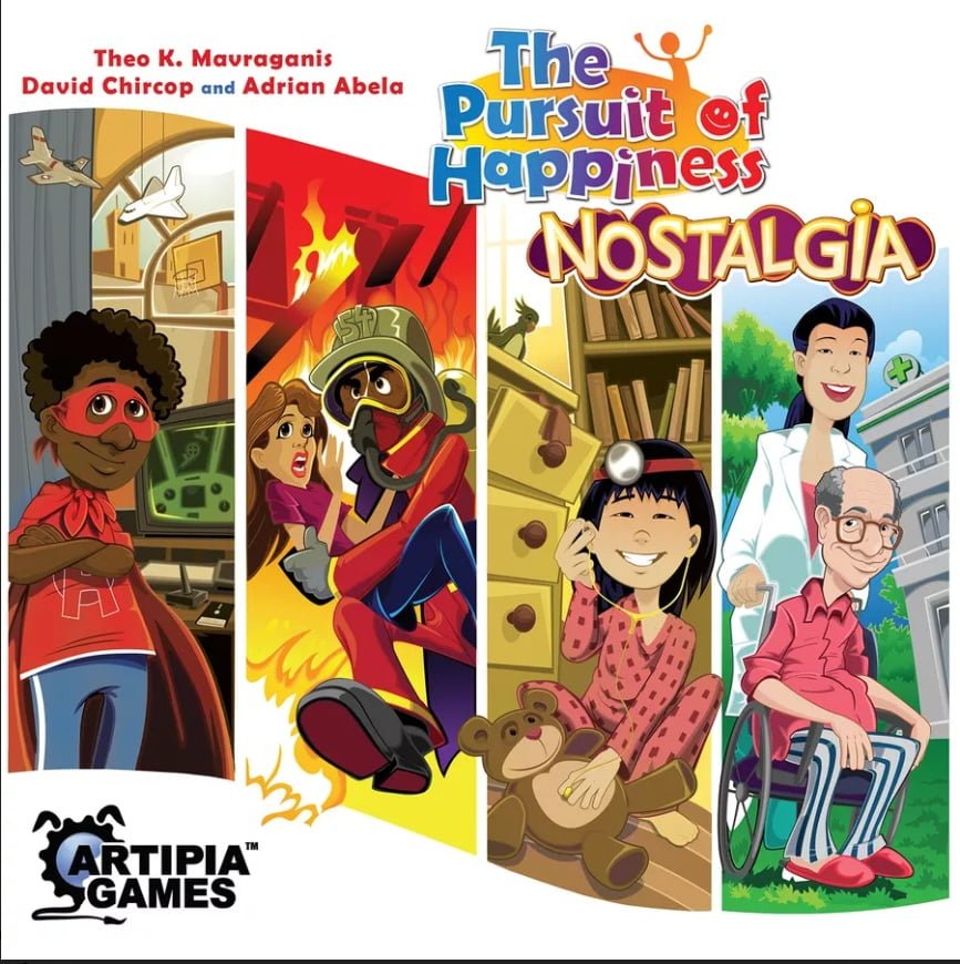 The Pursuit of Happiness: Nostalgia Board Game Artipia Games