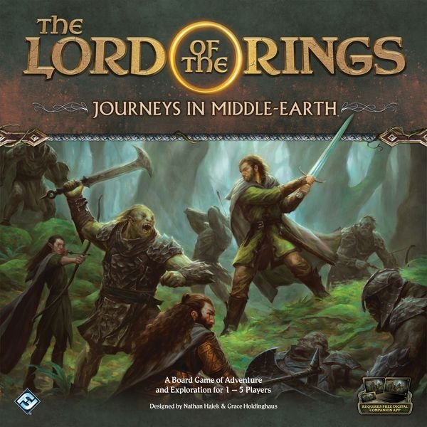 The Lord of the Rings: Journeys in Middle-earth Board Game Fantasy Flight Games