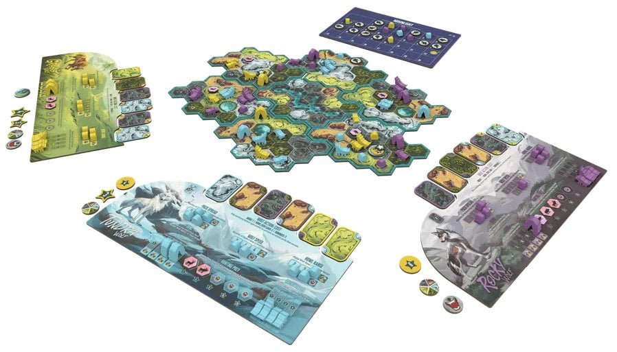 The Wolves Board Game Pandasaurus Games