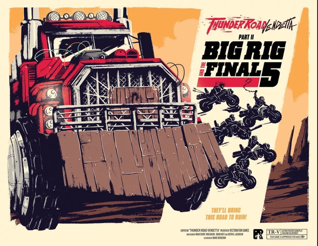 Thunder Road: Vendetta - Big Rig and the Final Five Board Game Restoration Games