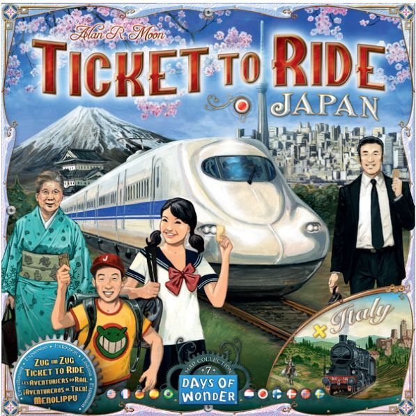 Ticket to Ride Map Collection: Volume 7 Japan & Italy Board Game Days of Wonders