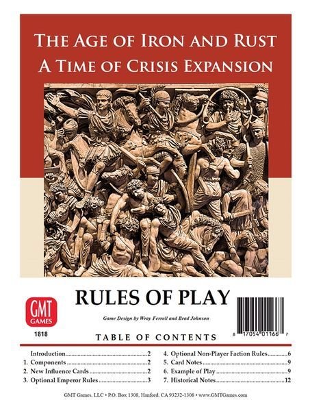 Time of Crisis: The Age of Iron and Rust  GMT Games