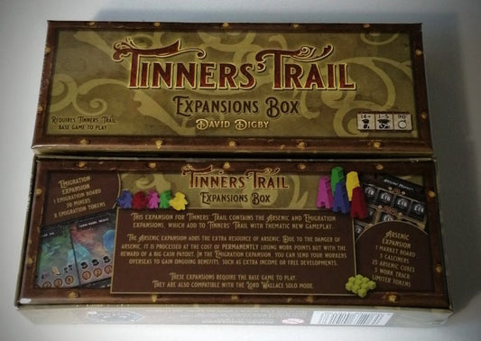 Tinners' Trail: Expansions Box (2021 Edition) Board Game Alley Cat Games