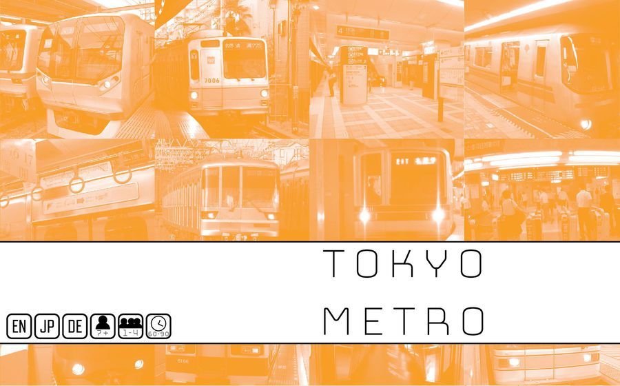 Tokyo Metro Board Game Jordan Draper Games