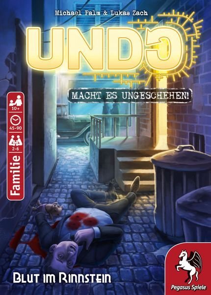 Undo - Blood in the Gutter Card Game Pegasus Spiele