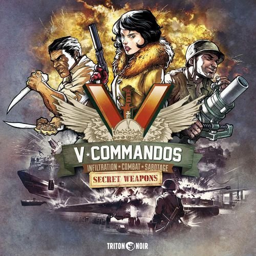 V-Commandos: Secret Weapons Expansion Board Game Triton Noir