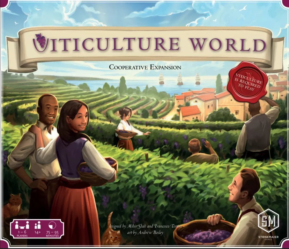 Viticulture World: Cooperative Expansion Board Game Stonemaier Games