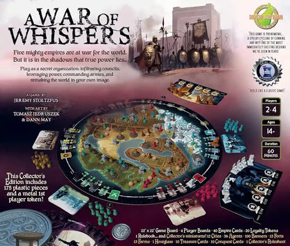 A War of Whispers: Collectors Edition Board Game Starling Games