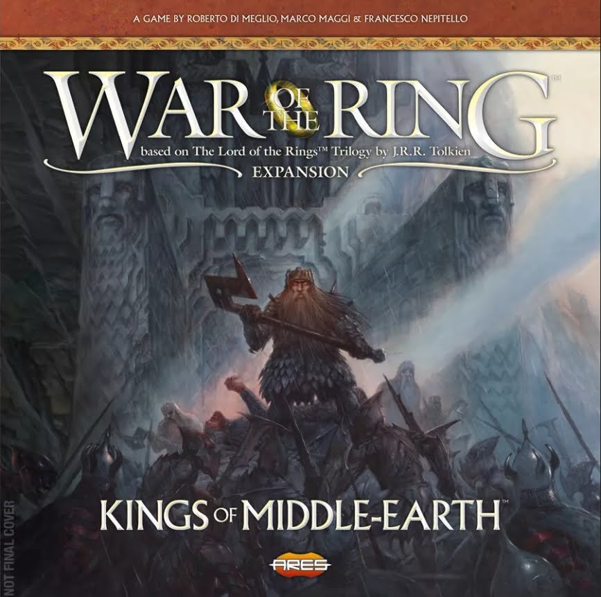 War of the Ring: Kings of Middle-Earth Board Game Ares Games