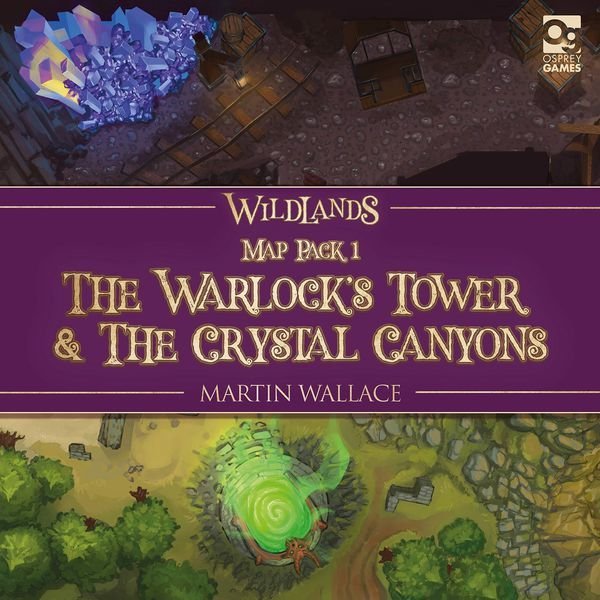 Wildlands: Map Pack 1- The Warlock's Tower & The Crystal Canyons Board Game Osprey Games