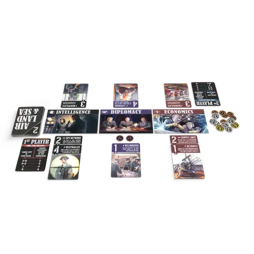 Air, Land, and Sea: Spies, Lies & Supplies Card Game Arcane Wonders