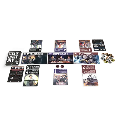 Air, Land, and Sea: Spies, Lies & Supplies Card Game Arcane Wonders