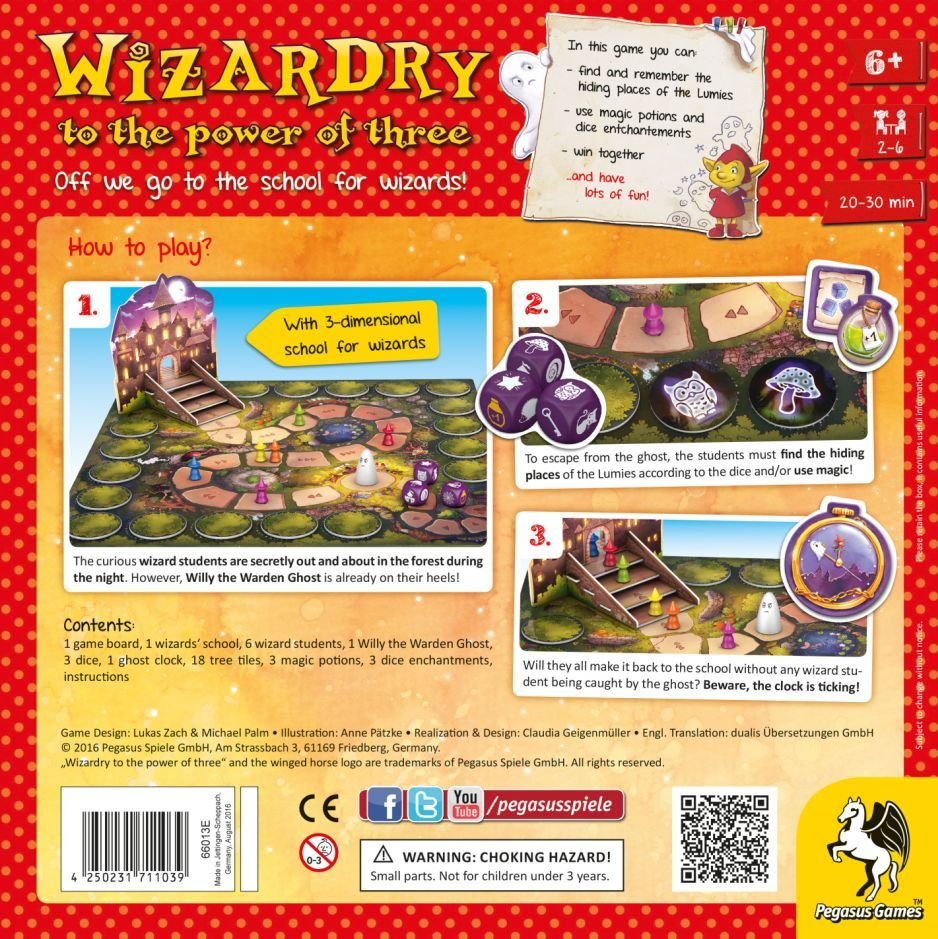 Wizardry to the power of three Board Game Pegasus Spiele