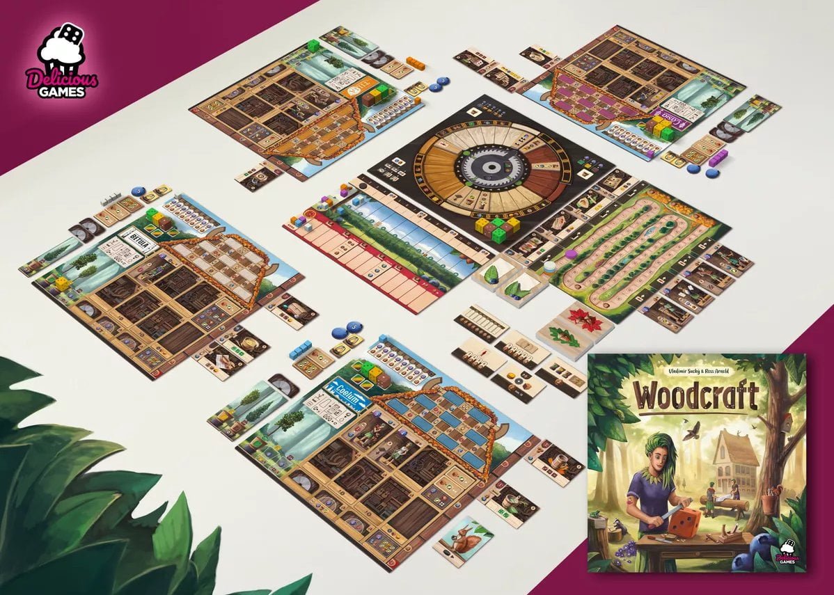 Woodcraft Board Game Delicious Games