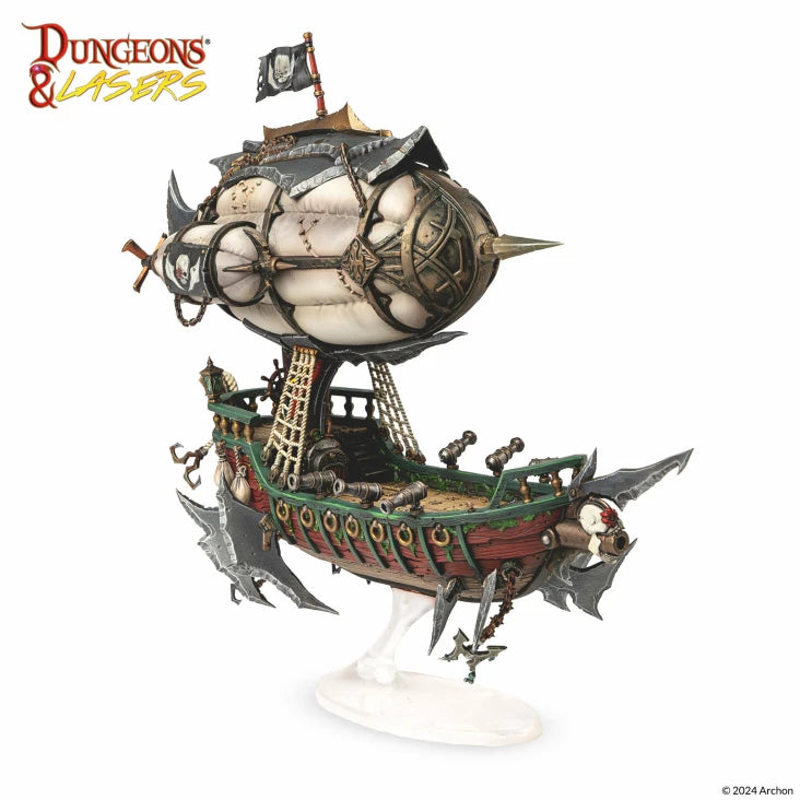 Dungeons and Lasers Deuslair: Flying Pirates Airship Terrain Archon Studio