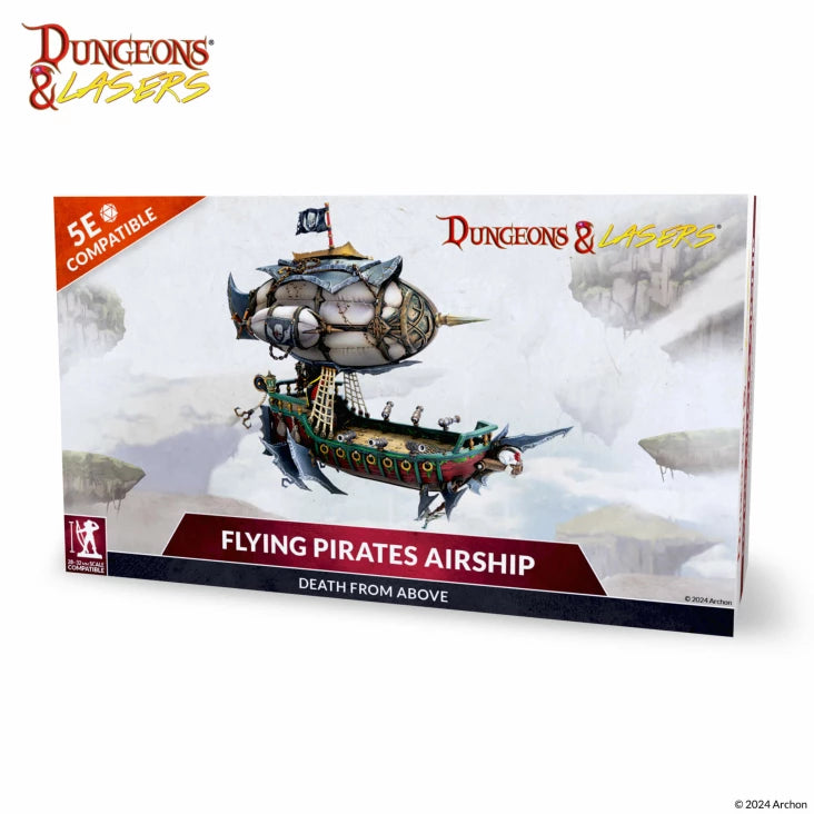 Dungeons and Lasers Deuslair: Flying Pirates Airship Terrain Archon Studio