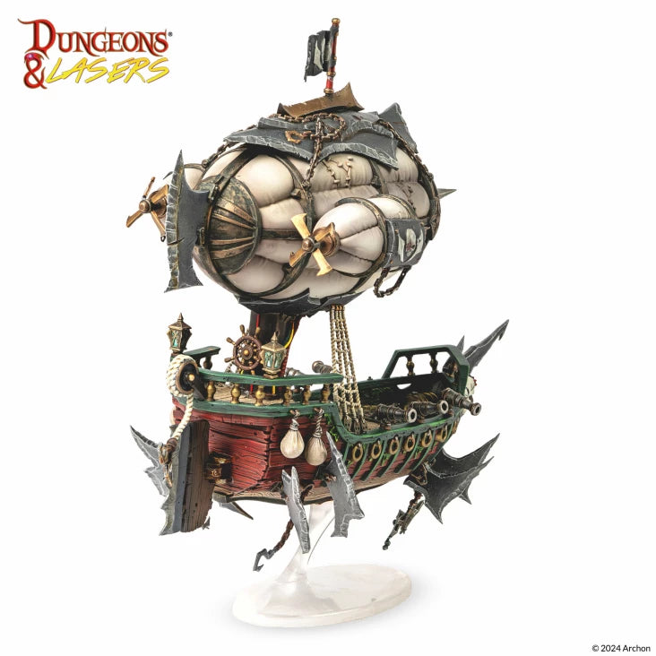 Dungeons and Lasers Deuslair: Flying Pirates Airship Terrain Archon Studio