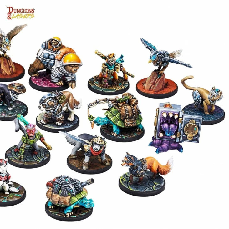 Dungeons and Lasers Animal Companions Miniatures Archon Studio