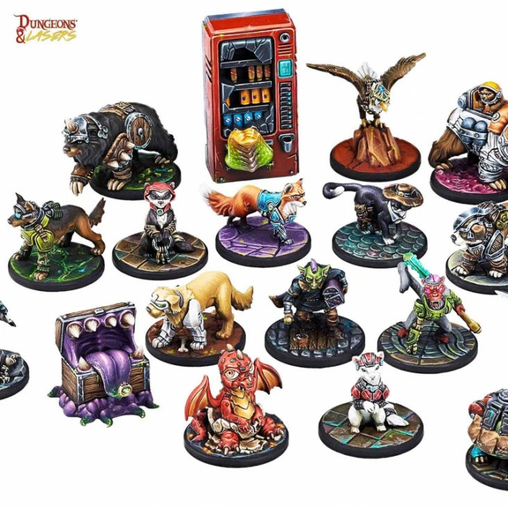 Dungeons and Lasers Animal Companions Miniatures Archon Studio