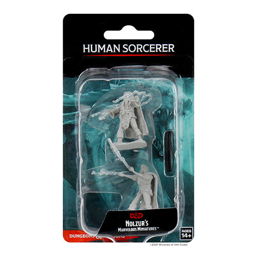 D&D Nolzurs Marvelous Miniatures: Human Male Sorcerer - Wave 1 Miniatures WizKids